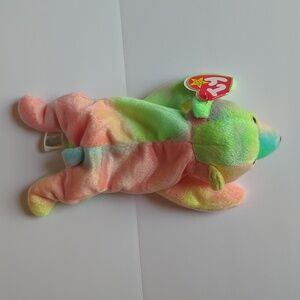 Ty Sammy Beanie Baby Bear 1998 Multi Colored Plush